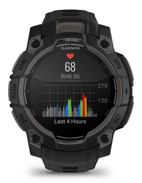SMARTWATCH INSTINCT 3 AMOLED/BLACK/BLK 010-02936-00 GARMIN
