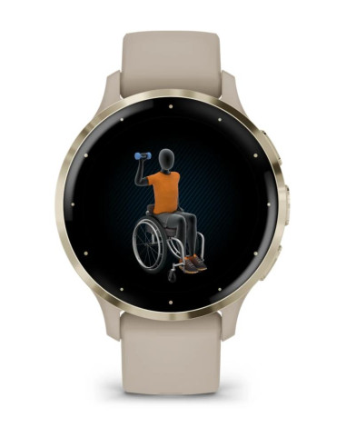 SMARTWATCH VENU 3S/GRAY/GOLD 010-02785-02 GARMIN