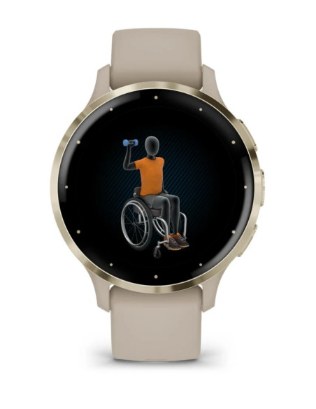 SMARTWATCH VENU 3S/GRAY/GOLD 010-02785-02 GARMIN