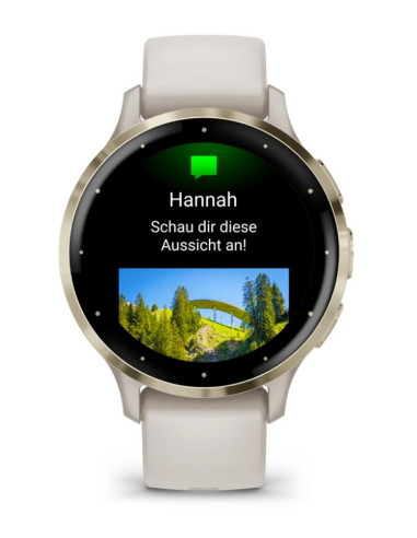 SMARTWATCH VENU 3S/IVORY/GOLD 010-02785-04 GARMIN
