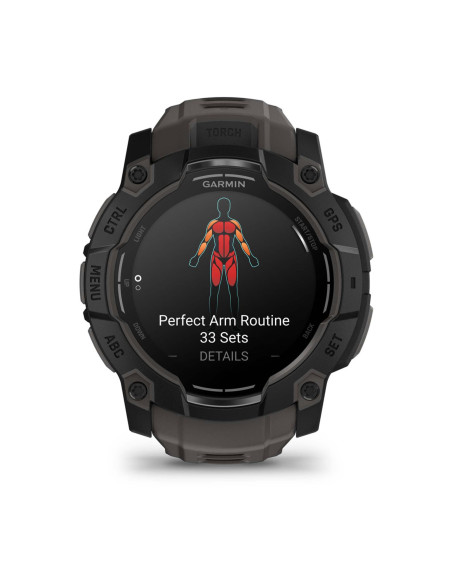 SMARTWATCH INSTINCT 3 AMOLED/BLK/CHARCO 010-03020-00 GARMIN