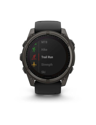 SMARTWATCH FENIX 8 SAPP. SOLAR/BLACK/GRAY 010-02907-11 GARMIN