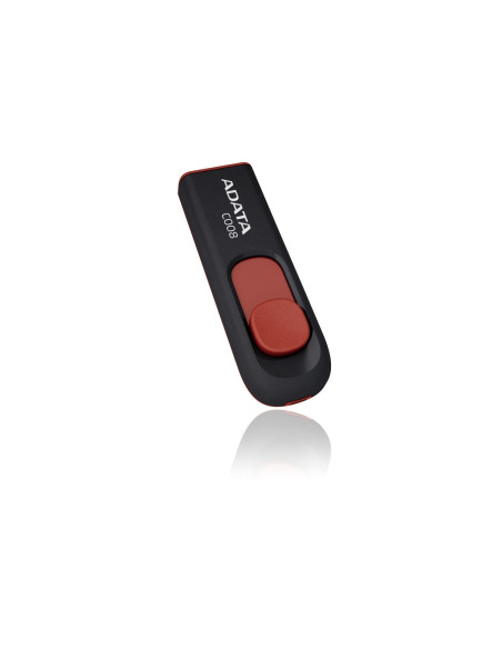 MEMORY DRIVE FLASH USB2 32GB/BLACK/RED AC008-32G-RKD A-DATA