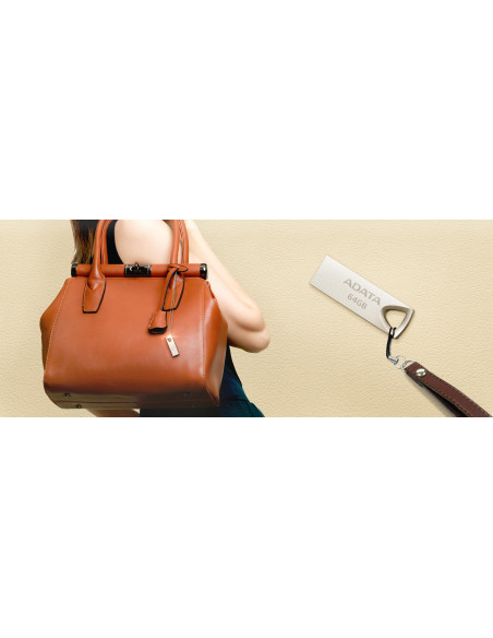 MEMORY DRIVE FLASH USB2 64GB/GOLD AUV210-64G-RGD ADATA