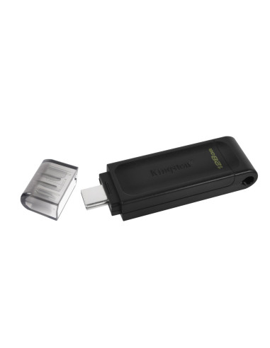 MEMORY DRIVE FLASH USB-C 128GB/DT70/128GB KINGSTON