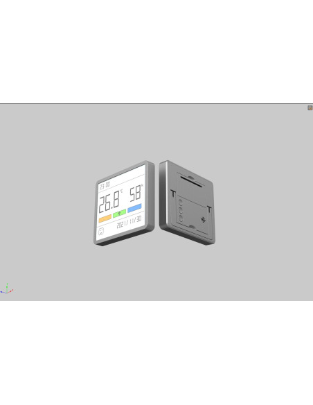 HYGROMETER/THERMOMETER/CLOCK/MTHM01 MOVA