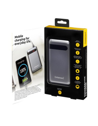 POWER BANK USB 10000MAH QC3.0/ANTHRACITE PD10000 INTENSO