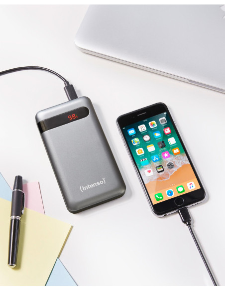 POWER BANK USB 10000MAH QC3.0/ANTHRACITE PD10000 INTENSO