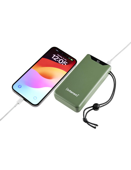 POWER BANK USB 20000MAH QC3.0/GREEN F20000 7332057 INTENSO