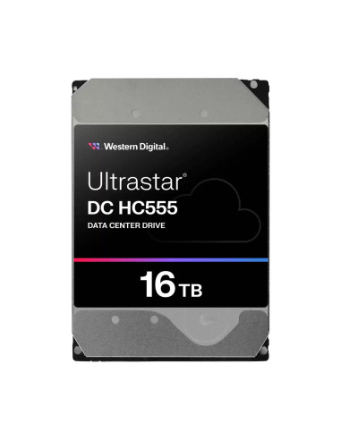 HDD, WESTERN DIGITAL, Serial ATA III, 3.5 ", Buffer 512 MB, 7200 RPM, 16 TB, Western Digital Ultrastar DC HC555, Ultrastar DC H