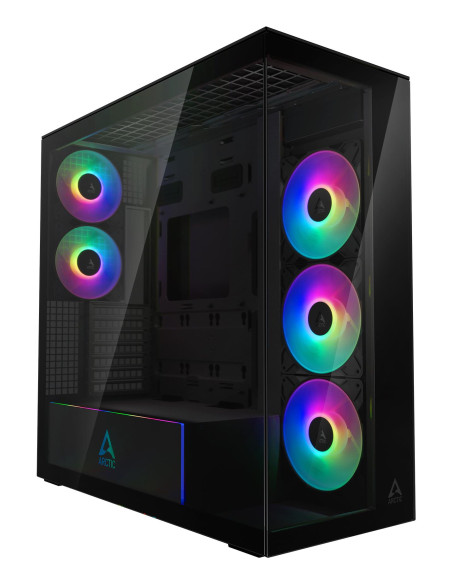 Case, ARCTIC, EATX, Black, Midi Tower, PC, Xtender (Mirror Black), ACPCC00018A