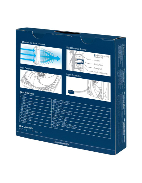CASE FAN 120MM/ACFAN00118A ARCTIC