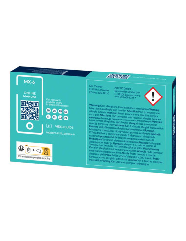 CPU COOLER ACC THERMAL PASTE/ACTCP00084A ARCTIC