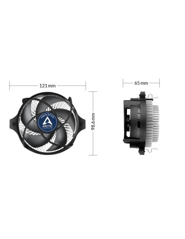 CPU COOLER SAM5/SAM4/ACALP00036 ARCTIC