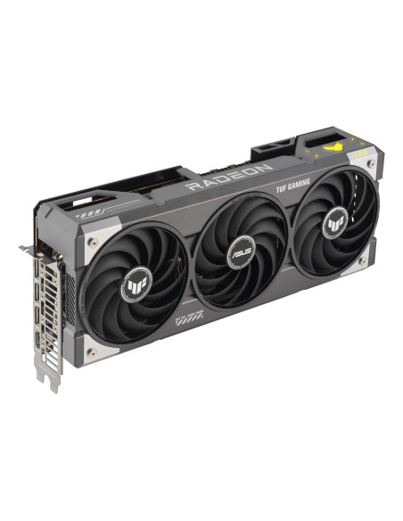 Graphics Card, ASUS, AMD Radeon RX 9070 XT, 16 GB, GDDR6, 256 bit, PCIE 5.0 16x, Triple slot Fansink, 1xHDMI, 3xDisplayPort, TU
