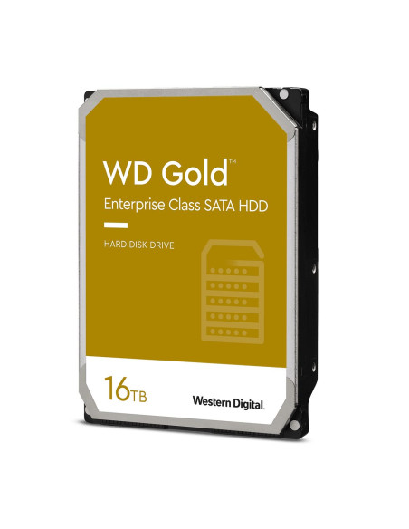 HDD, WESTERN DIGITAL, Gold, 16TB, SATA 3.0, 512 MB, 7200 rpm, 3,5", WD161KRYZ