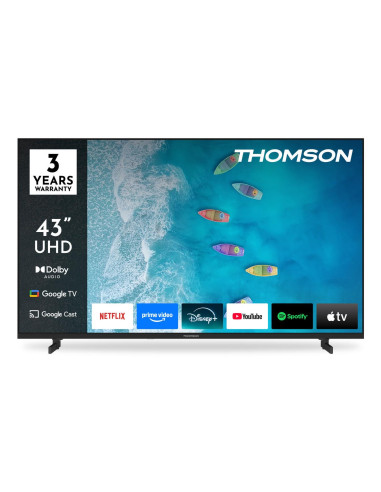TV Set, THOMSON, 43 ", 4K Ultra HD, 3840 x 2160 pixels, Flat, 16:9, LED, 43UG4S15