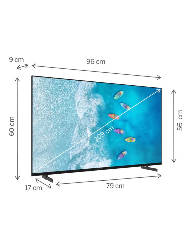 TV Set, THOMSON, 43 ", 4K Ultra HD, 3840 x 2160 pixels, Flat, 16:9, LED, 43UG4S15