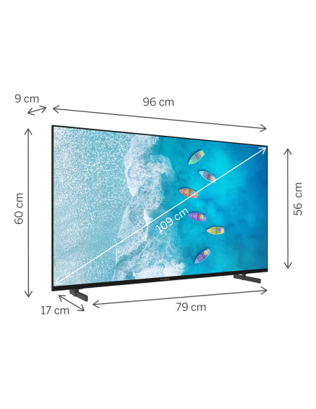 TV Set, THOMSON, 43 ", 4K Ultra HD, 3840 x 2160 pixels, Flat, 16:9, LED, 43UG4S15