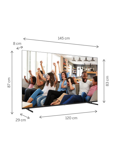 TV Set, THOMSON, 65 ", 4K Ultra HD, 3840 x 2160 pixels, Flat, 16:9, LED, 65UG4S14