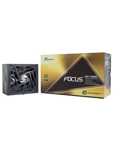 Power Supply, SEASONIC, FOCUS GX ATX 3.0, 1000 Watts, Efficiency 80 PLUS GOLD, MTBF 100000 hours, FOCUS-GX-1000-V4