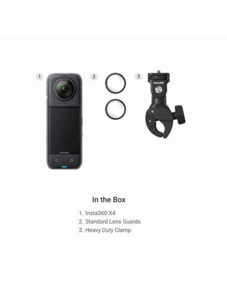 ACTION CAMERA X4 MOTO BUNDLE/CINSABMA/MOTO INSTA360