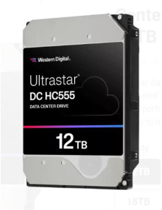 HDD, WESTERN DIGITAL ULTRASTAR, Ultrastar DC HC555, 12TB, 512 MB, 7200 rpm, 3,5", 0B48720