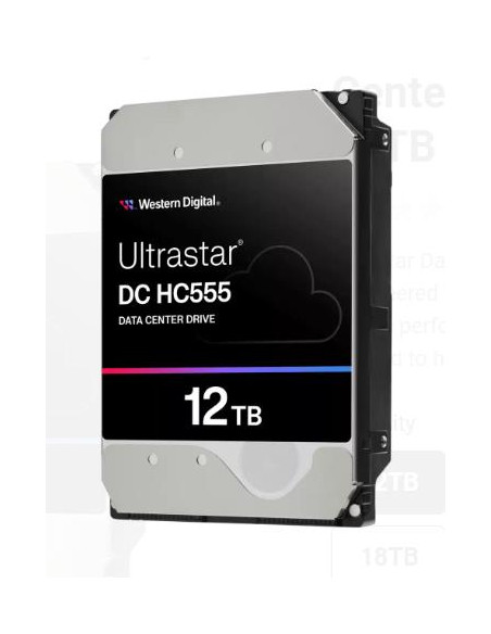 HDD, WESTERN DIGITAL ULTRASTAR, Ultrastar DC HC555, 12TB, 512 MB, 7200 rpm, 3,5", 0B48720