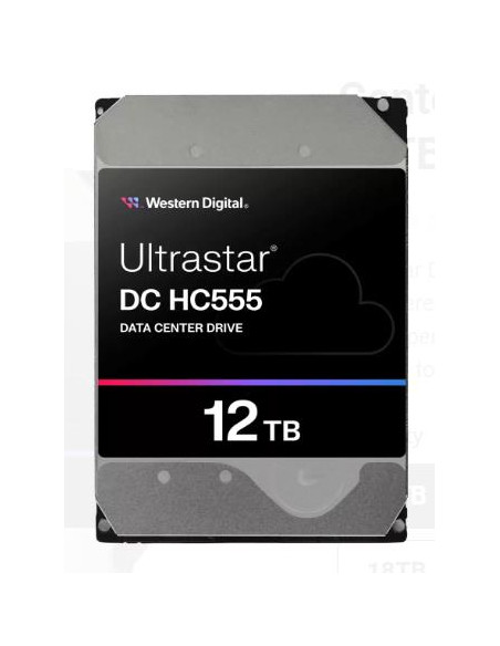 HDD, WESTERN DIGITAL ULTRASTAR, Ultrastar DC HC555, 12TB, 512 MB, 7200 rpm, 3,5", 0B48720