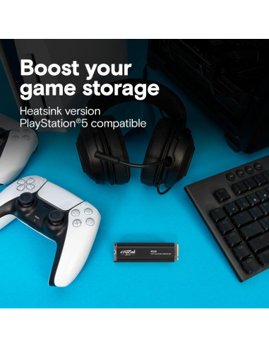 SSD, CRUCIAL, P310, 1TB, M.2, PCIe Gen4, NVMe, 3D NAND, Write speed 6000 MBytes/sec, Read speed 7100 MBytes/sec, TBW 220 TB, CT