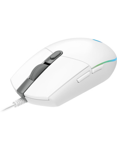 MOUSE USB OPTICAL G102 LIGHTSY/WHITE 910-005824 LOGITECH