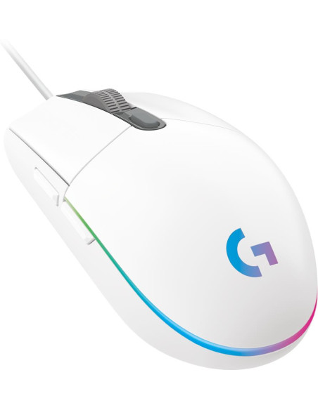 MOUSE USB OPTICAL G102 LIGHTSY/WHITE 910-005824 LOGITECH