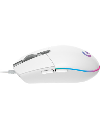 MOUSE USB OPTICAL G102 LIGHTSY/WHITE 910-005824 LOGITECH