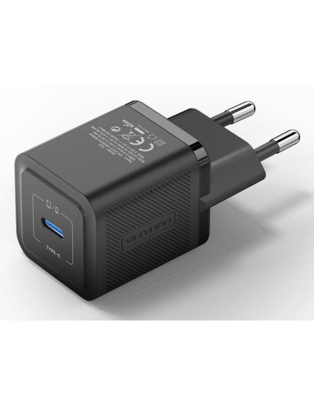 MOBILE CHARGER WALL 20W USB-C/1P BLACK FEPB0-EU VENTION