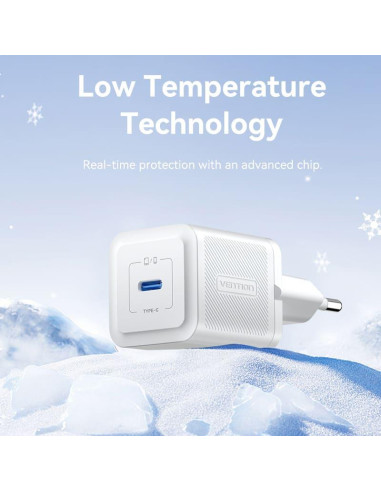 MOBILE CHARGER WALL 20W USB-C/1P WHITE FEPW0-EU VENTION