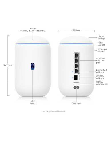 WRL ROUTER DREAM ROUTER 7/UDR7 UBIQUITI