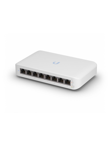 Switch, UBIQUITI, Lite 8 PoE, Type L2, Desktop/pedestal, 8x10Base-T / 100Base-TX / 1000Base-T, PoE+ ports 4, USW-LITE-8-POE