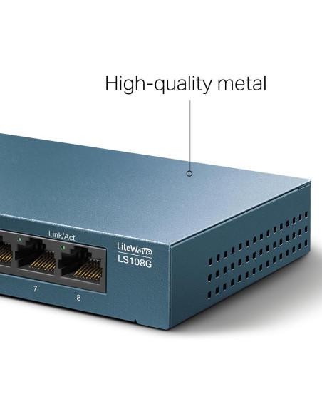 Switch, TP-LINK, TP-LINK LS108G, LS108G, 8x10Base-T / 100Base-TX / 1000Base-T, LS108G