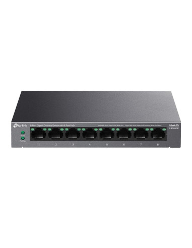 Switch, TP-LINK, LS108GP, PoE+ ports 8, LS108GP
