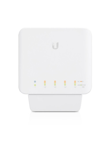 Switch, UBIQUITI, USW-FLEX, 5x10Base-T / 100Base-TX / 1000Base-T, PoE ports 5, 15.4 Watts, USW-FLEX
