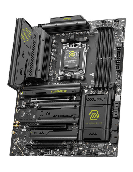 Mainboard, MSI, AMD X870E, SAM5, ATX, Memory DDR5, Memory slots 4, 3xPCI-Express 16x, 4xM.2, 1xAudio-In, 1xAudio-Out, 4xUSB 2.0