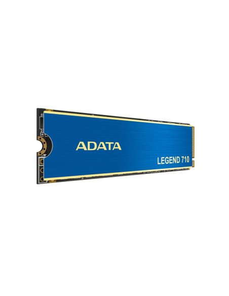 SSD, ADATA, LEGEND 710, 512GB, M.2, PCIE, NVMe, 3D NAND, Write speed 1000 MBytes/sec, Read speed 2400 MBytes/sec, TBW 130 TB, M
