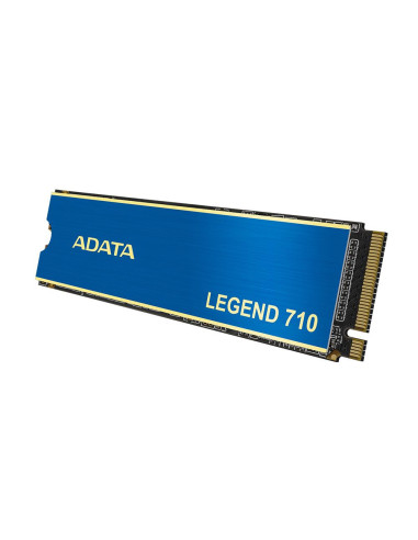 SSD, ADATA, LEGEND 710, 512GB, M.2, PCIE, NVMe, 3D NAND, Write speed 1000 MBytes/sec, Read speed 2400 MBytes/sec, TBW 130 TB, M