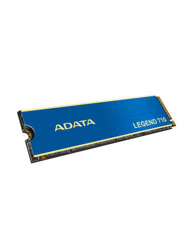 SSD, ADATA, LEGEND 710, 512GB, M.2, PCIE, NVMe, 3D NAND, Write speed 1000 MBytes/sec, Read speed 2400 MBytes/sec, TBW 130 TB, M