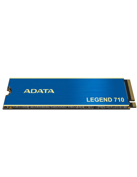 SSD, ADATA, LEGEND 710, 512GB, M.2, PCIE, NVMe, 3D NAND, Write speed 1000 MBytes/sec, Read speed 2400 MBytes/sec, TBW 130 TB, M