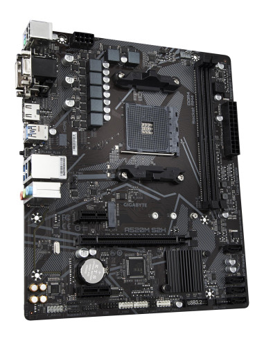 Mainboard, GIGABYTE, AMD A520, SAM4, Micro-ATX, Memory DDR4, Memory slots 2, 2xPCI-Express 3.0 1x, 1xPCI-Express 3.0 16x, 1xM.2