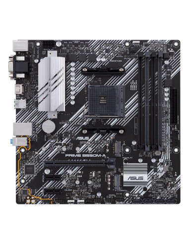 Mainboard, ASUS, AMD B550, SAM4, MicroATX, Memory DDR4, Memory slots 4, 2xPCI-Express 3.0 1x, 1xPCI-Express 4.0 16x, 2xM.2, 1x1