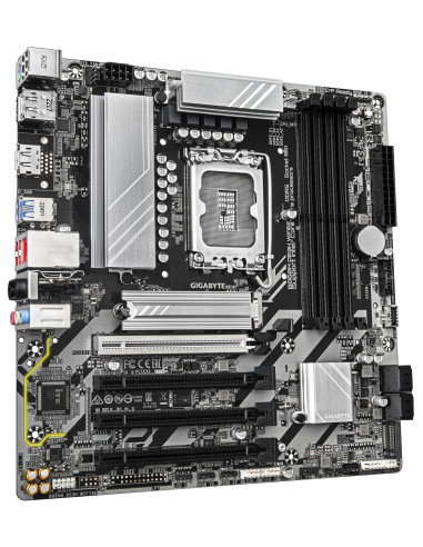 Mainboard, GIGABYTE, Intel B860 Express, LGA1851, Micro-ATX, Memory DDR5, Memory slots 4, 4xPCI-Express 4.0 16x, 1xPCI-Express 