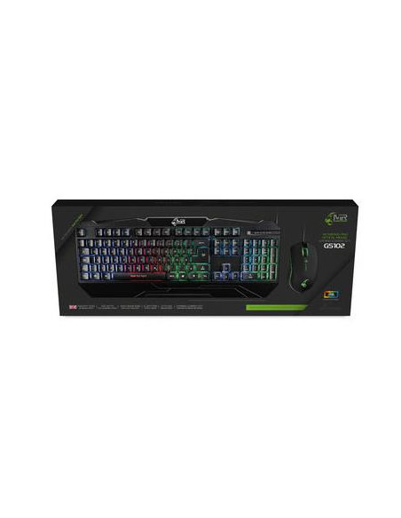 KEYBOARD+ MOUSE GS102 BLACK/MRGS102-UK MEDIARANGE