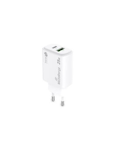 POWER ADAPTER USB/USB-C 25W/FAST MRMA112-2 MEDIARANGE